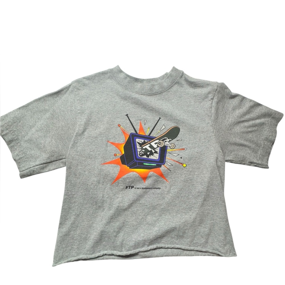 Original 100% cotton FTP Gray Graphic T-Shirt
